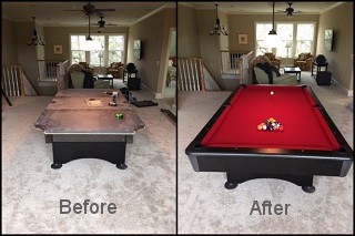 expert pool table recovering in Galesburg content img3